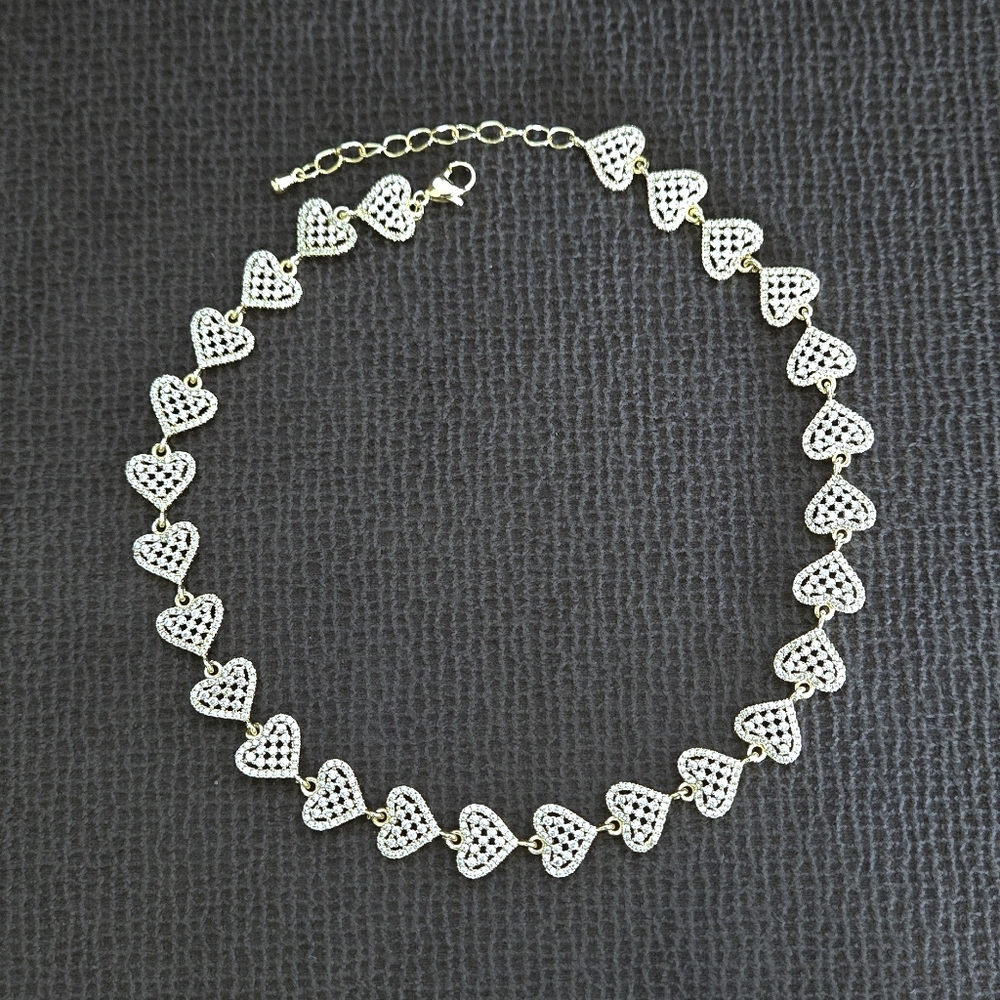 Gemelli👭 "Rebecca" Gold Hearts💛 Necklace - NWT - Picture 14 of 16